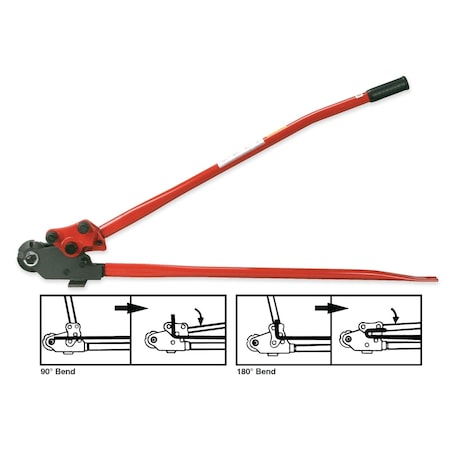 Crescent H.K. Porter Crescent H.K. Porter 52 in. Rebar Cutter and Bender Red 1 pk 0590RBJN